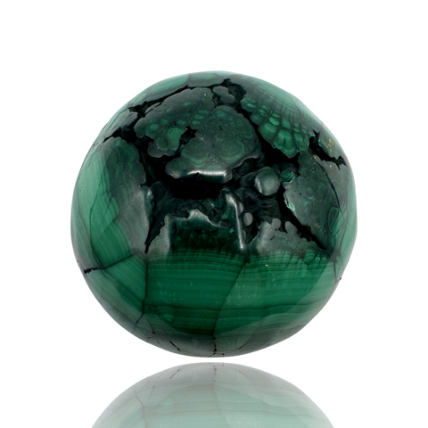 2.4 Inch Malachite Sphere - D.R. Congo