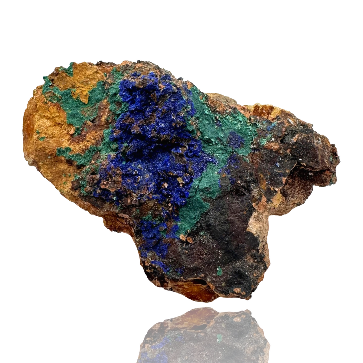 103g hot Malachite//Azurite//Druse//Quartz//All Natural Minerals//Morocco