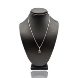 Citrine Pendant - Sterling Silver - Oval