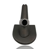 Black Onyx Ring - Sterling Silver