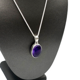 Amethyst Pendant - Sterling Silver
