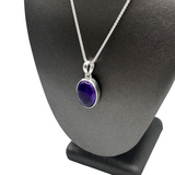 Amethyst Pendant - Sterling Silver