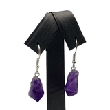 Mineralogy Earrings Amethyst Point Earrings