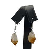 Mineralogy Earrings Citrine Point Earrings