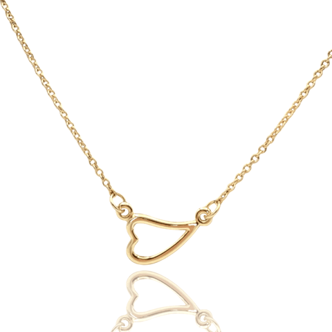 Mineralogy Fine Jewelry Heart Necklace - 14K Yellow Gold