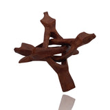 Mineralogy Home Decor 4.0 Inch Wooden Cobra Stand