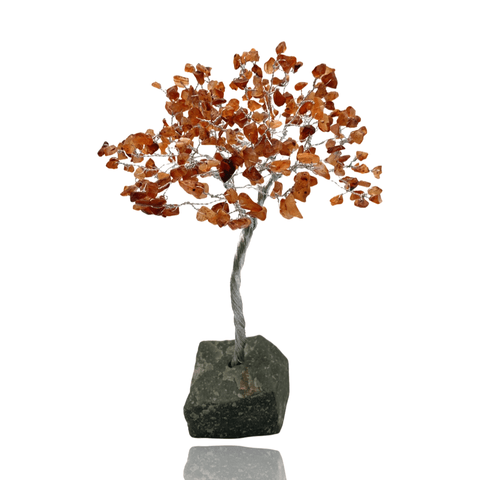 Mineralogy Home Decor Carnelian Gemstone Tree