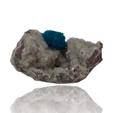 Mineralogy Minerals Cavansite on Stilbite - India