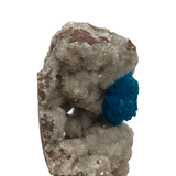 Mineralogy Minerals Cavansite on Stilbite - India