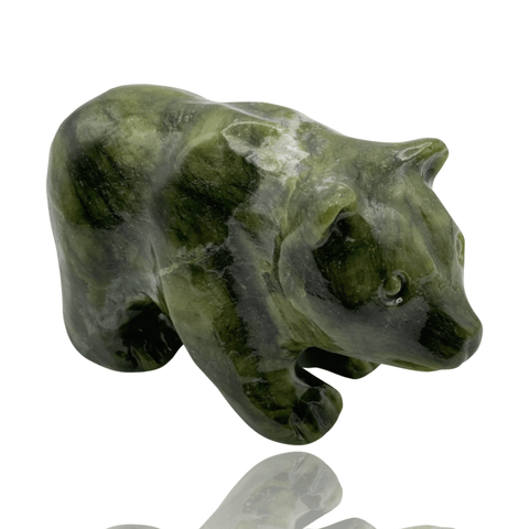 Mineralogy Minerals Jade Bear Carving