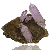 Mineralogy Minerals Vera Cruz Amethyst on Matrix - Mexico