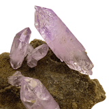 Mineralogy Minerals Vera Cruz Amethyst on Matrix - Mexico