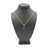 Sanchi SS Pendants Amethyst Pendant - Sterling Silver
