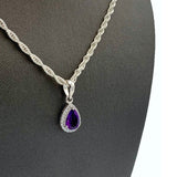 Sanchi SS Pendants Amethyst Pendant - Sterling Silver