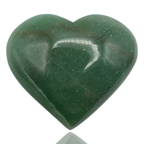 Large "Puffy" Green Aventurine Heart