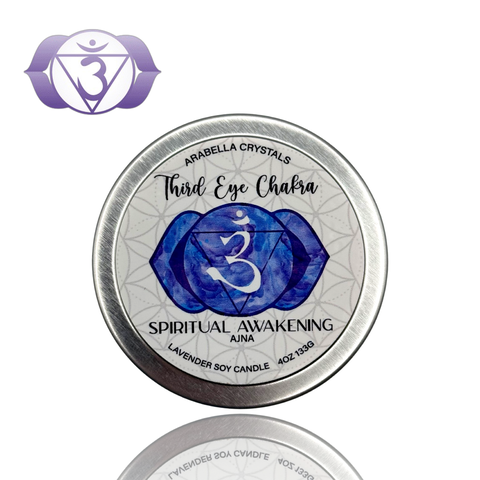 Third Eye Chakra Candle - Spiritual Awakening