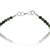 Alyssa Necklaces Jade Necklace with Sterling Silver Clasp
