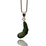 Charles Albert SS Pendants Moldavite Pendant - Sterling Silver