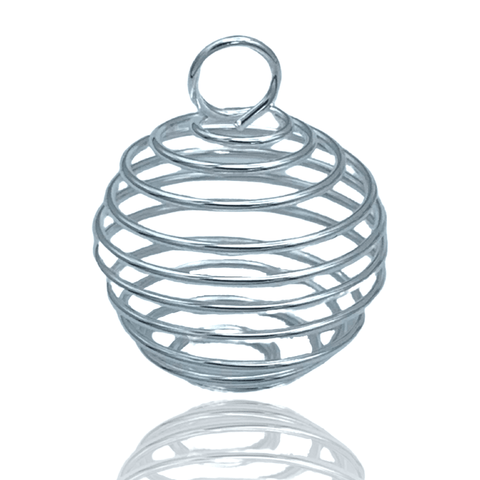 Doreen Beads Accessories Small Silver Wire Cage