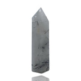 Driftstone Minerals 3.3 Inch Tourmalinated Quartz Tower - Polished