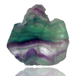 Driftstone Minerals 4.6 Inch Rainbow Fluorite Slab - China