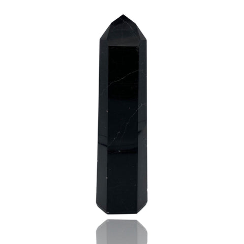 Driftstone Minerals 7.1 Inch Black Tourmaline Tower - Polished