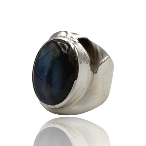 Labradorite Ring - Sterling Silver