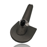 Black Onyx Ring - Sterling Silver