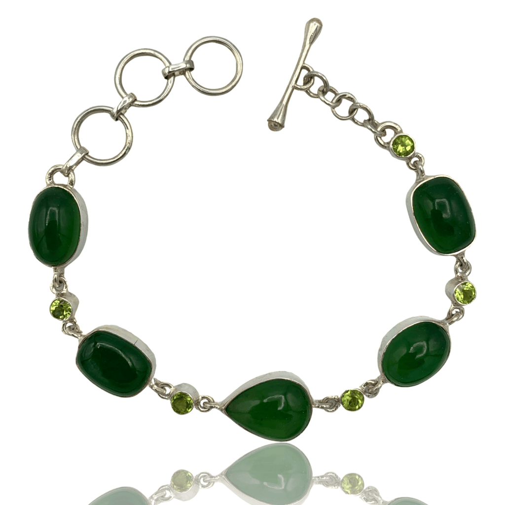 Peridot Bracelet, August Birthstone Beaded Bracelet, Sterling Silver  Gemstone Jewelry, Stacking Bracelet, Christmas Gift for Women - Etsy