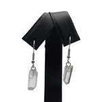 Mineralogy Earrings Quartz Point Earrings