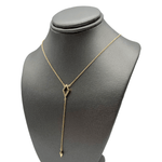 Mineralogy Fine Jewelry Geometric Lariat Necklace - 14K Yellow Gold