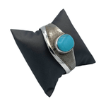 Mineralogy Fine Jewelry Nacozari Turquoise Cuff in Sterling Silver - Hochmuth
