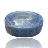 Mineralogy Home Decor Blue Calcite Bowl - Madagascar