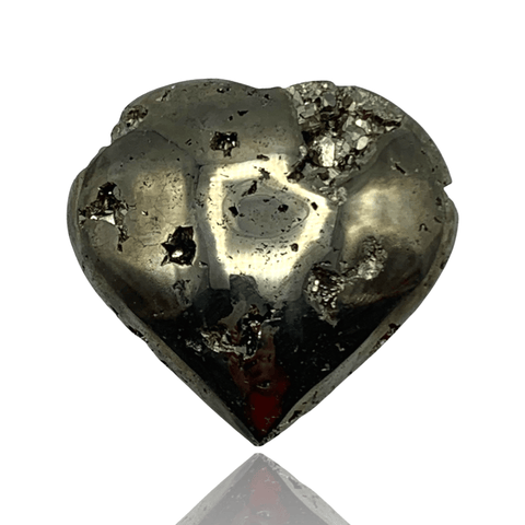 Mineralogy Minerals 2.2 Inch Pyrite Heart - Peru