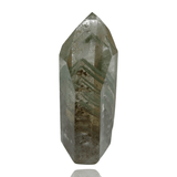 Mineralogy Minerals 3.0 Inch Chlorite Quartz Tower (Lodolite)