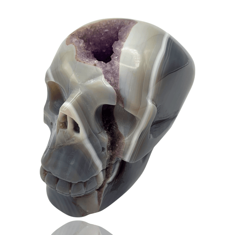 Mineralogy Minerals 4.5 Inch Amethyst Skull - Brazil