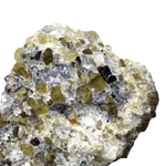 Mineralogy Minerals Apatite on Hematite Matrix - Mexico