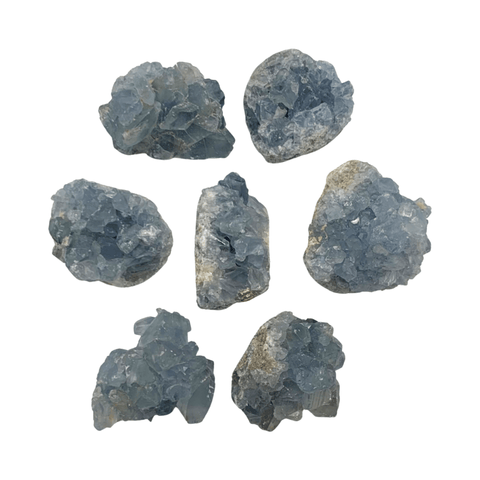Mineralogy Minerals Mini Celestite Clusters - Madagascar
