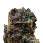 Mineralogy Minerals Purple Fluorite, Malachite, & Quartz - Durango, Mexico