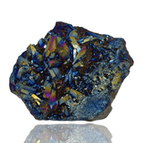 Mineralogy Minerals Titanium Aura Quartz Cluster - "Plate"
