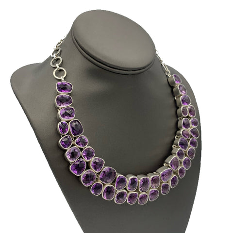 Mineralogy Necklaces Amethyst Necklace - Sterling Silver