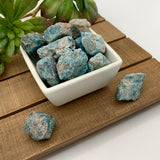 Mineralogy Pocket Stones Blue Apatite