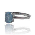 Sanchi Rings Aquamarine Ring - Sterling Silver - Size 6