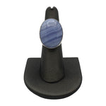 Sanchi Rings Blue Lace Agate Ring - Sterling Silver