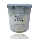 Scents of Vision Home Decor "Focus" Hand-Poured Candle